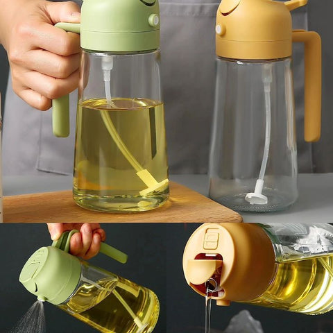 2 in 1 Oil Spray Bottle 🍳✨