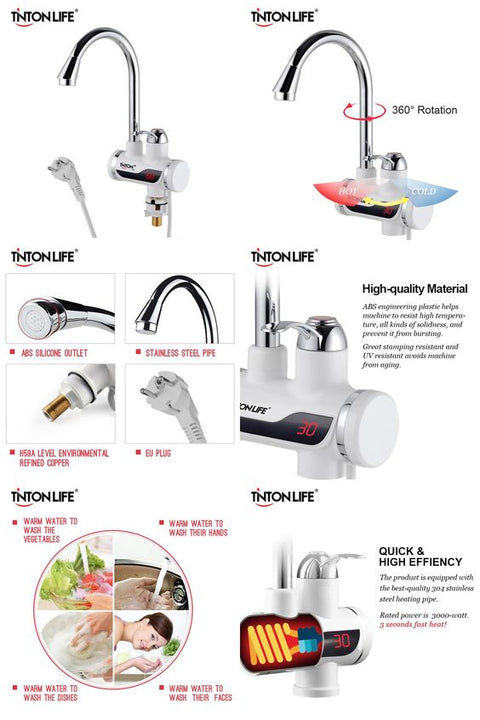 Instant Hot Water Heater Tap