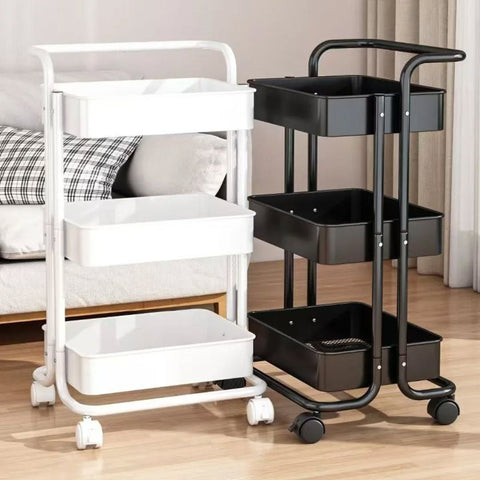 3 AND 4 TIER SLIM TROLLEY