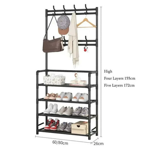 Multifunctional Shoe Rack and Organizer