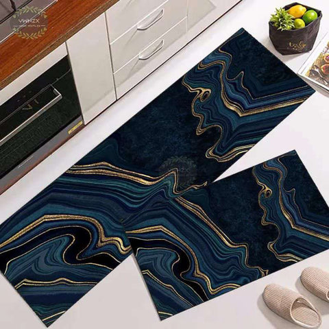 KITCHEN RUNNER WITH MAT ANTI SLIP Design 5
