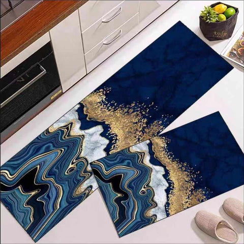 KITCHEN RUNNER WITH MAT ANTI SLIP