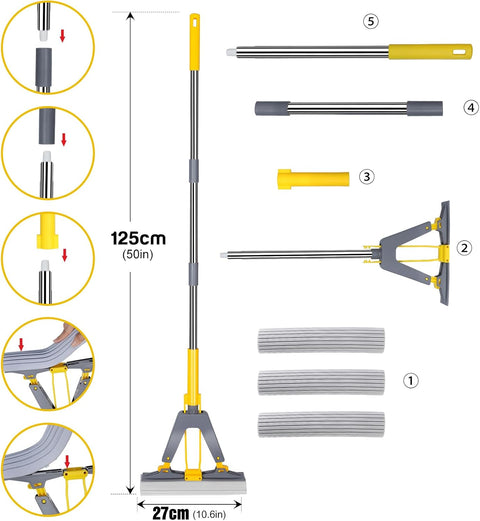 Self-Squeeze Sponge Mop
