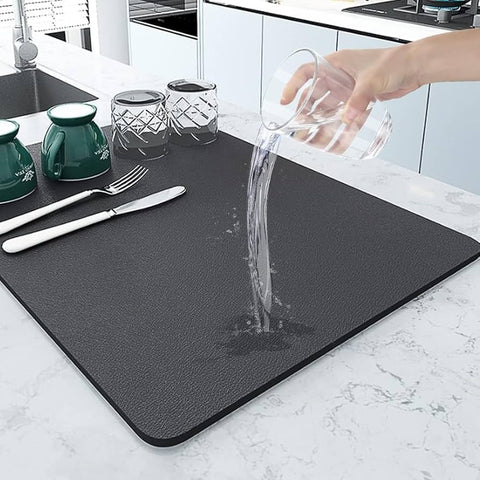 Kitchen Absorbent Draining Mat 😍