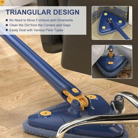 Adjustable Cleaning Triangle Mop
