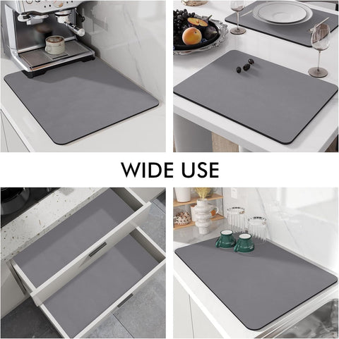 Kitchen Absorbent Draining Mat 😍