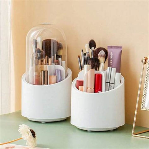 360° Rotatable Makeup Brush Organizer – 🎨✨