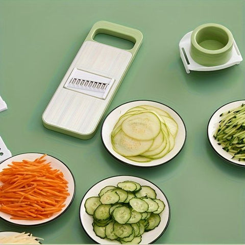 Stainless Steel Vegetable Cutter 5 In 1
