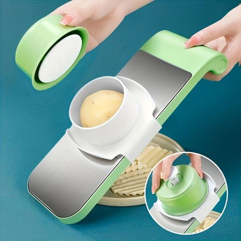 Stainless Steel Vegetable Cutter 5 In 1