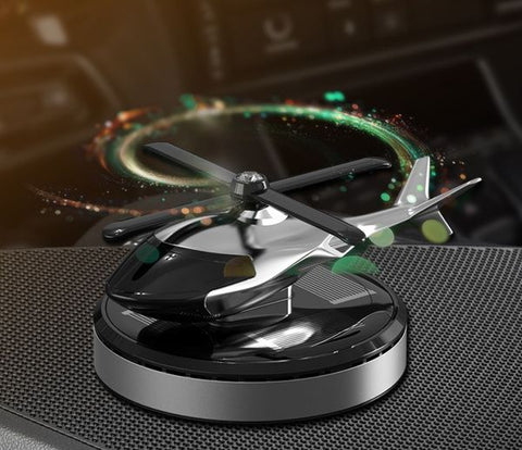 Solar-Powered Helicopter Car Freshener