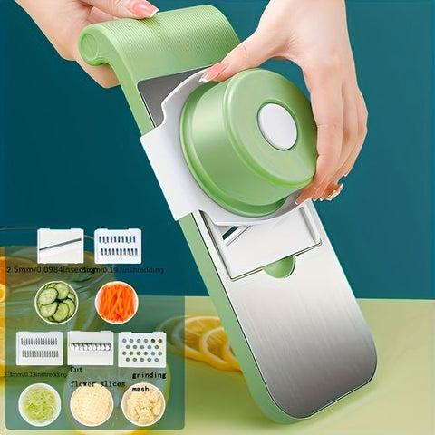 Stainless Steel Vegetable Cutter 5 In 1