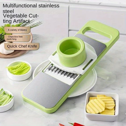 Stainless Steel Vegetable Cutter 5 In 1